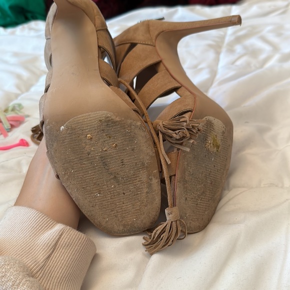 steve madden tie heels - Picture 3 of 4